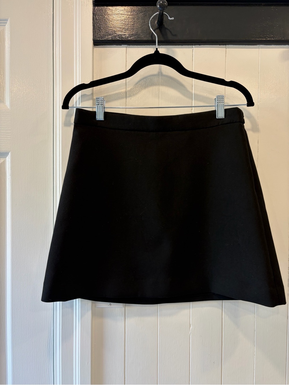Babaton Black A-Line Mini Skirt